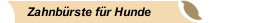 Zahnb&uuml;rste f&uuml;r Hunde