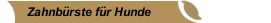 Zahnb&uuml;rste f&uuml;r Hunde